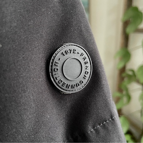 NWOT French Connection Water Resistant Relaxed Fit Pillow Collar Puffer Coat - Picture 6 of 12